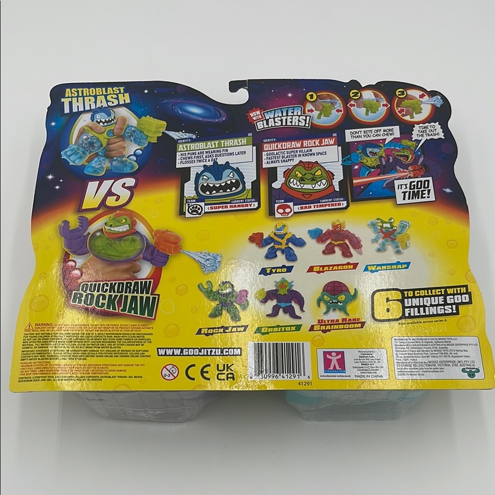 Blue and Purple Action Figures Playset with Stretchy Gooey Texture - Picture 2 of 3